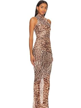 Ronnie Dress in Tan Leopard
SEROYA NWT very slimming.